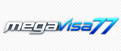 Logo megavisa77 berwarna emas